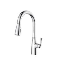 Torneira de cozinha Amazon Basics Pull-Down Chrome, pacote com 1