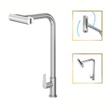 Torneira De Cozinha Bico Flexivel Tóquio Cromado metal Goldenx