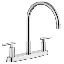 Torneira de cozinha Cinwiny High Arc, bico giratório de 360, 2 alças