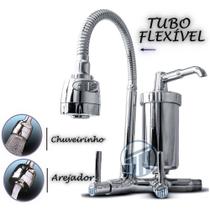 Torneira de Cozinha com Filtro com Tubo Flexível Parede - P0