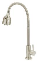 Torneira De Cozinha De Mesa Gourmet Inox Escovado Luxo 1/4v.