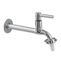 Torneira De Cozinha e Tanque / Jardim Longa 18 CM Metal Cromado ¼ De Volta