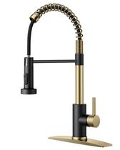 Torneira de cozinha em aço inoxidável FORIOUS com pulverizador suspenso Torneira de cozinha em aço inoxidável FORIOUS com pulverizador suspenso