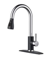 Torneira de cozinha FORIOUS High Arc Single Handle Black Chrome