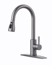 Torneira de cozinha FORIOUS High Arc Single Handle em aço inoxidável