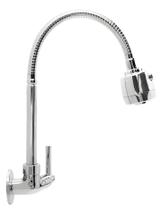 Torneira de Cozinha Gourmet Parede com Bica Flexível