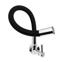 Torneira de Cozinha Gourmet Parede Tidra C62 Preta com Arejador Torneira de Cozinha Gourmet Parede Tidra C62 Preta com Arejador