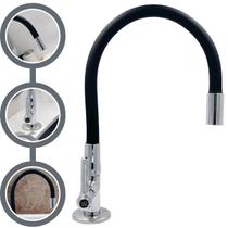 Torneira de Cozinha Gourmet Slim Black Matte Bancada Neo Ellegance Torneira de Cozinha Gourmet Slim Black Matte Bancada Neo Ellegance