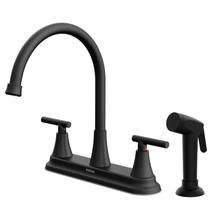Torneira de cozinha Hurran 8" High Arch Stainless Steel Black Torneira de cozinha Hurran 8" High Arch Stainless Steel Black