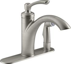Torneira de Cozinha Kohler Linwood KR29671VS Aço Inoxidável Vibrante