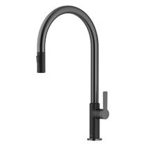 Torneira de cozinha Kraus Oletto Matte Black High-Arc 52cm Torneira de cozinha Kraus Oletto Matte Black High-Arc 52cm