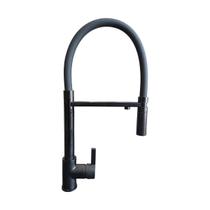 Torneira de Cozinha Misturador Monocomando Preto Fosco RTC 540