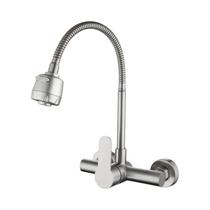 Torneira De Cozinha Moderna De Parede Com Mangueira Flexível, Torneira Misturadora De Banheiro Com