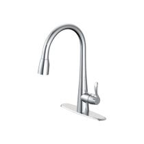 Torneira de cozinha Oakbrook de alça única, 4 furos, 8 cm, cromada