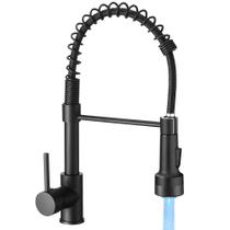 Torneira de cozinha OWOFAN de alça única dobrável com pulverizador Torneira de cozinha OWOFAN de alça única dobrável com pulverizador