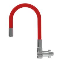 Torneira de Cozinha Parede Motion Zagonel Vermelha