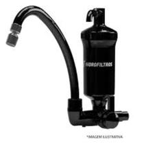 Torneira de Cozinha Parede Pop com Filtro Purificador de Água ABS Preta Hidrofiltros