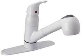 Torneira de cozinha Pfister Pfirst Series Pulverizador removível branco