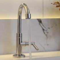 Torneira De Cuba Metais Tivoli JR 1196 Acabamento Cromado Inox Brilhante Cozinha