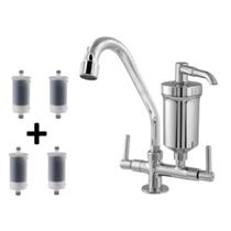 Torneira De Inox Com filtro Para Cozinha, Bancada, Balcão, Mesa