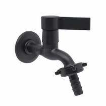 Torneira De Jardim E Tanque Metal Maquina De Lavar Preta C70