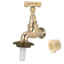 Torneira De Jardim Longa Lavanderia Tanque De Bico Mangueira Em Metal Acabamento Cromado De 1/2X3/4" De Volta Iguatemi Torneira De Jardim Longa Lavanderia Tanque De Bico Mangueira Em Metal Acabamento Cromado De 1/2X3/4" De Volta Iguatemi