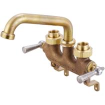 Torneira de lavanderia Central Brass 470 Suporte de parede com duas alças