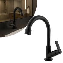 Torneira de Lavatório Bruen Black 1198 C63 - Bica Móvel 360 em ABS Fosco - 1/4 de volta Torneira de Lavatório Bruen Black 1198 C63 - Bica Móvel 360 em ABS Fosco - 1/4 de volta