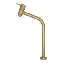 Torneira de lavatorio com bica alta gold matte Torneira de lavatorio com bica alta gold matte
