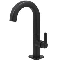 Torneira De Lavatório Lavabo Cuba Mesa Banheiro Em ABS Black Preto Design Moderna De 1/4 De Volta Durável Alta Qualidade Prática Elegante Iguatemi