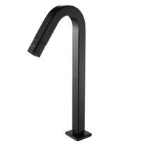 Torneira De Lavatório Mesa Bica alta 1602P Tube Preto Fosco