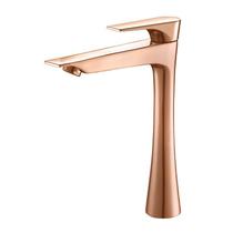 Torneira De Luxo Rose Gold 1/4 De Volta Bica Alta Lexxa