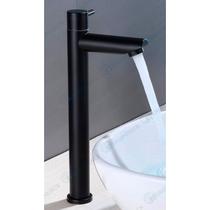Torneira De Mesa Bancada Preta Bica Alta P/ Banheiro Cuba Pias Lavatório Água Fria