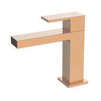 Torneira de Mesa Bica Baixa para Lavatório Madrid Jiwi Rosa/Rose Gold