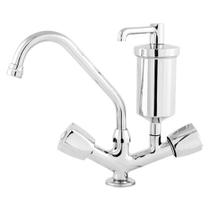 Torneira De Mesa Bica Móvel Metal - 1/4 De Volta