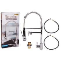 Torneira de Mesa com Ducha Extensível Para Cozinha 51,5cm - Inox Torneira de Mesa com Ducha Extensível Para Cozinha 51,5cm - Inox