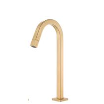 Torneira de mesa cuba pia para Banheiro lavatório lavabo Bica Alta Quadrada Dourado Brilhante Metal