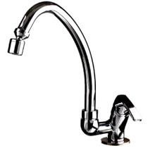 Torneira de Mesa Fecho Rápido Arejador Articulado Cromada para Pia 1213 - 770131 - STOC