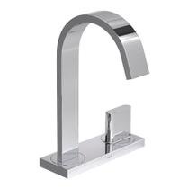 Torneira de Mesa Lavatório Bica Alta com Moldura em Chapa Polo 1/2" Cromado - 1191.C33