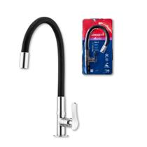 Torneira De Mesa Lorenzetti Bica Flexível Preto Fosco 13MM 1177 B27 Torneira De Mesa Lorenzetti Bica Flexível Preto Fosco 13MM 1177 B27