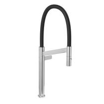 Torneira de Mesa para Cozinha com Bica Flexível Cromado e Preto Torneira de Mesa para Cozinha com Bica Flexível Cromado e Preto