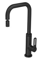 Torneira de Mesa para Cozinha com Bica Móvel Black Matte