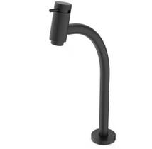 Torneira de Mesa para Lavatório Basic Bica Alta Preto Matte - Celite