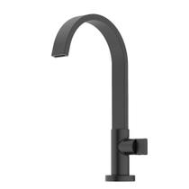 Torneira De Mesa Para Lavatório Bica Alta Flow Preto Matte Celite Torneira De Mesa Para Lavatório Bica Alta Flow Preto Matte Celite