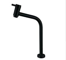 Torneira de mesa para lavatório Meber Minimal Classic 1203 bica alta Preto Fosco