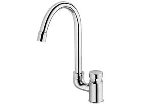 Torneira de Mesa para Lavatório Pressmatic Bica Alta Cromado - Docol