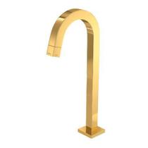 Torneira de Mesa para Lavatório Tube Bica Alta Gold - Deca
