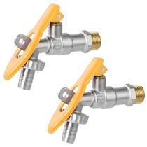 Torneira De Metal Com Porta Cadeado Jardim Quintal 1/2 02Un