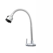 Torneira De Parede Gourmet P/ Cozinha Abs Cromada - Sorte Metais