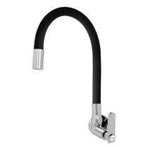 Torneira de Parede p/Cozinha Bica Móvel Pratic Black Cromado Romar Torneira de Parede p/Cozinha Bica Móvel Pratic Black Cromado Romar